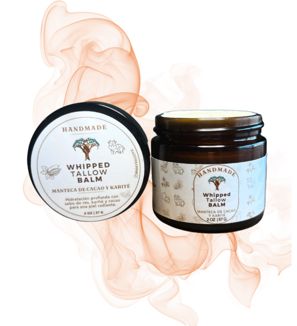 Handmade Whipped Tallow Balm (Manteca de Cacao y Karité) Handmade Whipped Tallow Balm con Manteca de Cacao y Karité Para personas con Psoriasis