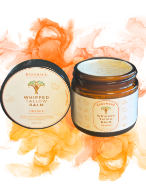 Handmade Whipped Tallow Balm (Orange)