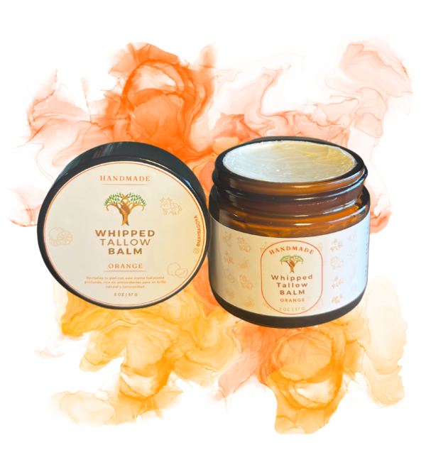 Handmade Whipped Tallow Balm (Orange)