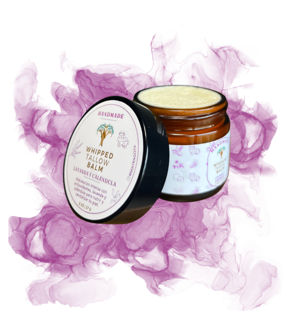 Handmade Whipped Tallow Balm (Lavanda y Caléndula)